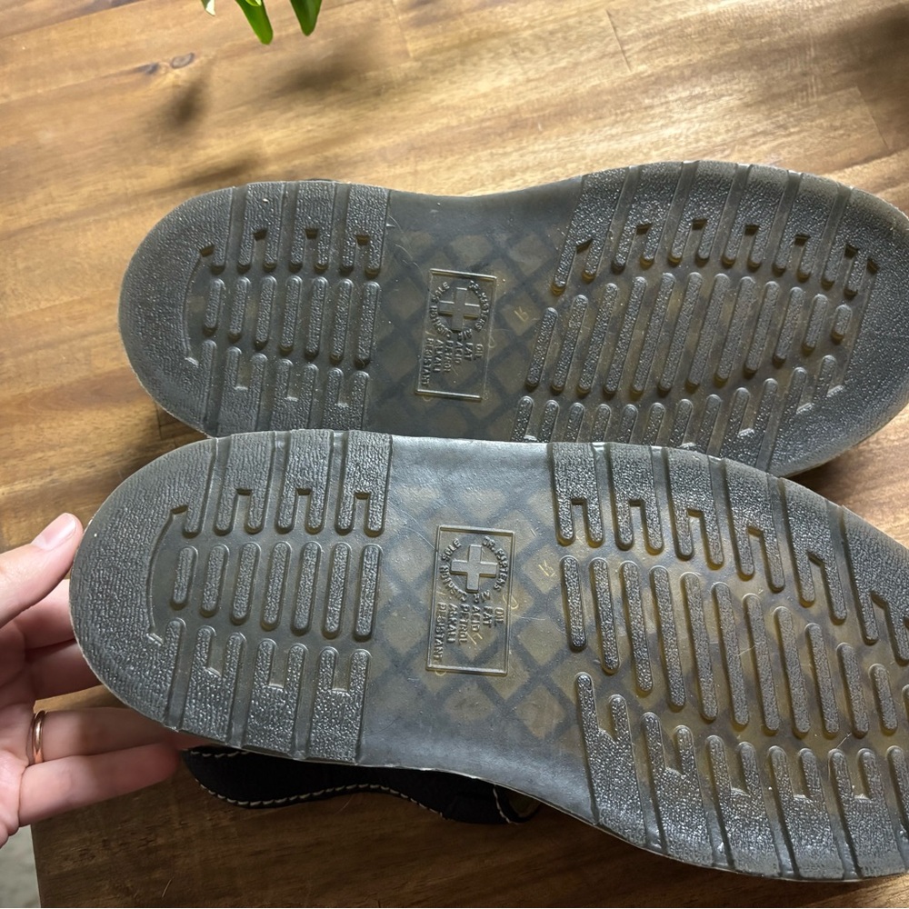 Dr. Martens Black fisherman Leather Buckle Sandals - Picture 3 of 4